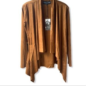 Kendall + Kylie Suede Cardigan/Jacket